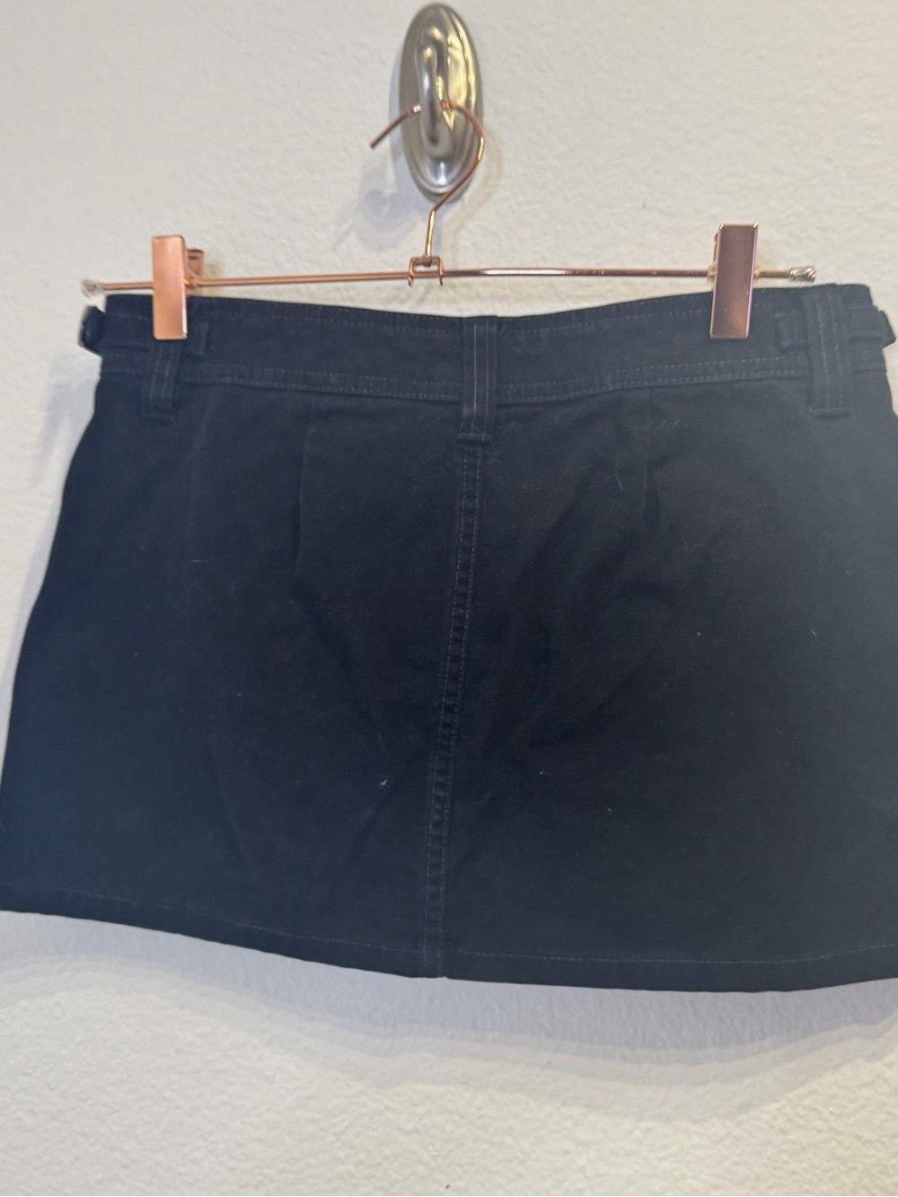Aritzia Black Front-Pocket Mini Skirt - Picture 7 of 11
